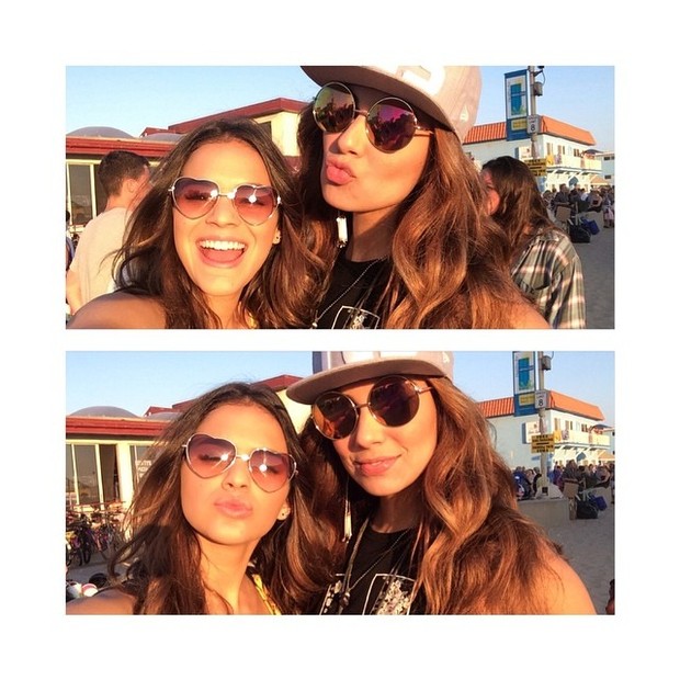 Bruna Marquezine com Stéphannie Oliveira em Los Angeles, nos EUA (Foto: Instagram/ Reprodução)