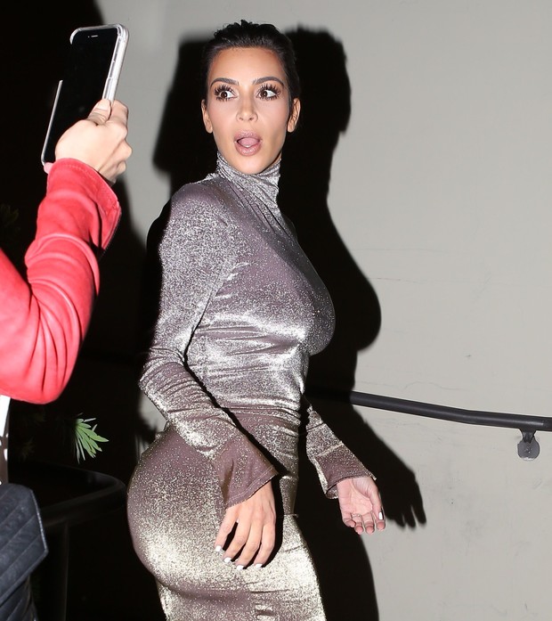 X17 - Kim Kardashian em evento em Los Angeles, nos Estados Unidos (Foto: X17online/ Agência)