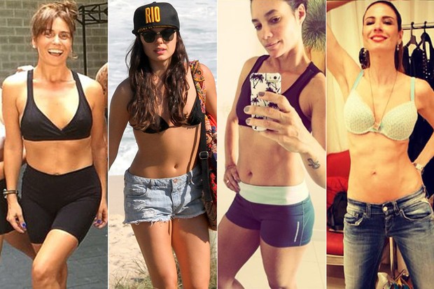 Detox liquido - Giovanna Antonelli, Isis Valverde, Amandha Lee e Luciana Gimenez (Foto: Instagram / Reprodução - Wallace Barbosa/AgNews - Instagram / Reprodução)