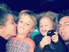 Dia de preguiça: Danielle Winits posta foto dos filhos no Instagram