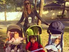 Luana Piovani posta foto com os filhos e se declara: 'Muito amor'