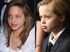 Filha de Brad Pitt e Angelina Jolie é a cara da mãe quando criança
