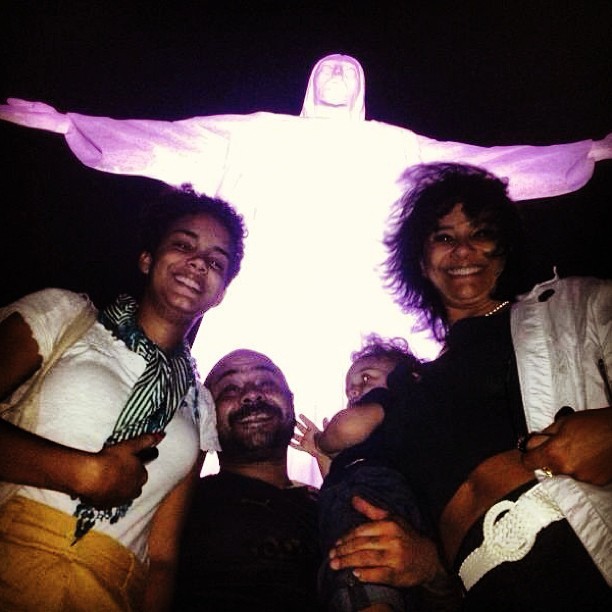 Solange Couto com a família (Foto: Instagram / Reprodução)