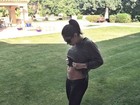 Bella Falconi mostra barriga quase zero aos 4 meses e meio de gravidez