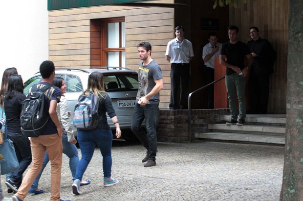 Joshua Bowman em SP (Foto: Orlando Oliveira/AgNews)