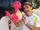 Rio 2016: David Brazil e Viviane Araújo conduzem tocha olímpica 