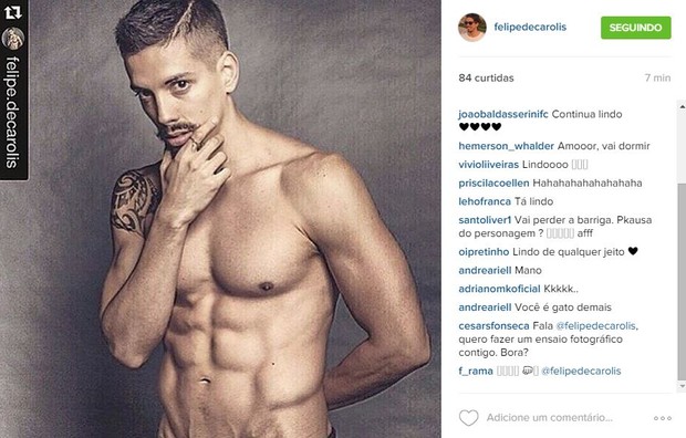 Felipe de Carolis (Foto: Reprodução/Instagram)