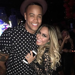 Leó Santana e Rafaella Santos em festa em São Paulo (Foto: Instagram/ Reprodução)