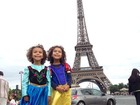 Filhas de Ronaldo posam de princesas na Eurodisney