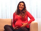 Juliana Paes chega a maternidade para dar à luz