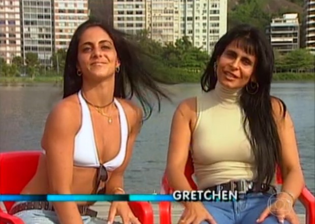 Thammy Miranda e Gretchen (Foto: Reprodução/TV Globo)