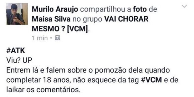Maísa Silva é alvo de ataques (Foto: Instagram / Reprodução)