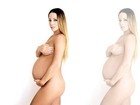 No dia 1° de abril, namorado de Dani Winits anuncia 'gravidez de trigêmeos'