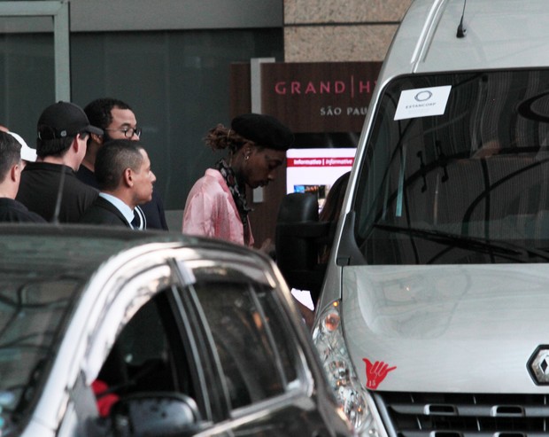 Wiz Khalifa e Liziane (Foto: Orlando Oliveira / Ag. News)