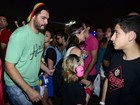 Thiago Lacerda e Vanessa Lóes levam filho ao Rock in Rio