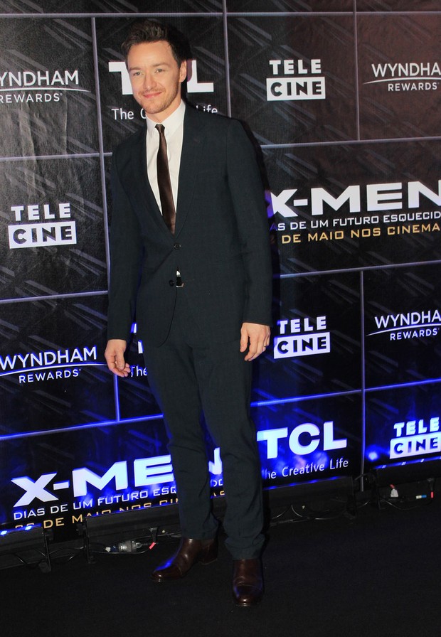 James McAvoy na pré-estreia de X-Men em SP (Foto: Celso Tavares / Ego)