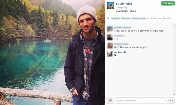 Saulo Melo, namorado de Dani Suzuki (Foto: Instagram/Reprodução)