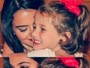 Pally Siqueira posa com a filha de Fábio Assunção: 'É muito amor'