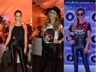 Disco pants é o look escolhido pelas famosas no último dia de Rock in Rio
