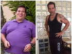 Leandro Hassum posta foto antes e depois de perder 62 quilos: 'Vitória'