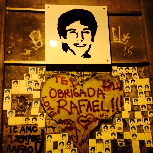 Cissa Guimarães mostra homenagem ao filho no túnel onde ele morreu (Foto: Instagram / Reprodução)