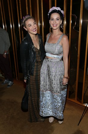 Katy Perry e Mia Moretti em festa em Nova York, nos Estados Unidos (Foto: Rob Kim/ Getty Images)