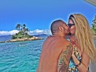 Fernando Medeiros posta foto de beijo em Aline e agradece apoio de fãs