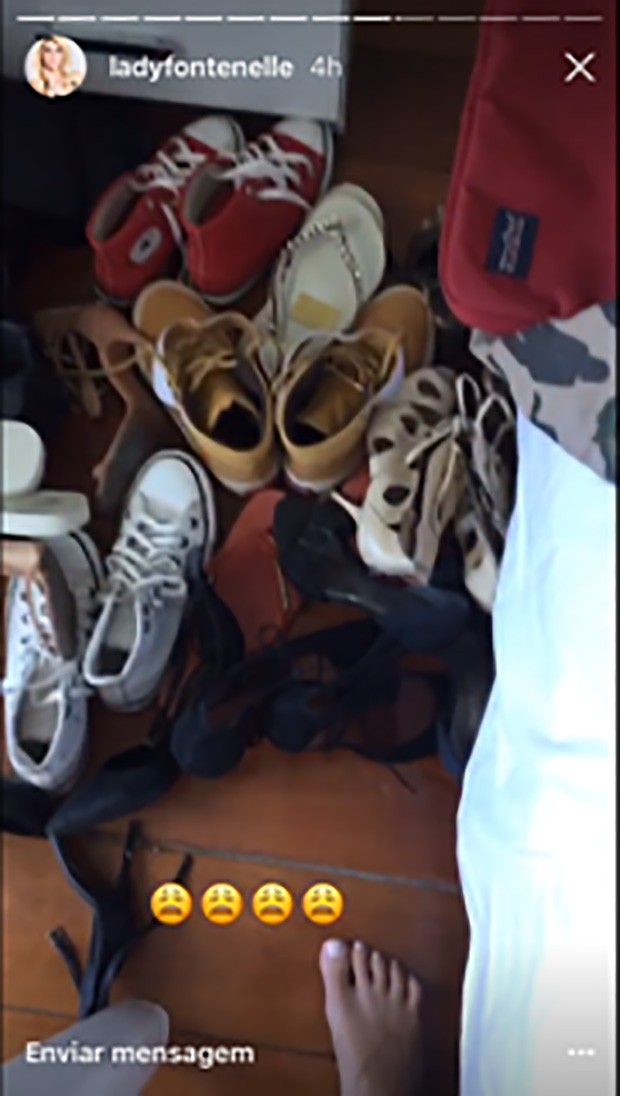 Arrumação no closet de Antônia Fontenelle (Foto: Reprodução / Instagram)