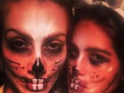 Cleo Pires e Antônia Morais postam foto com rosto de coelhinho do mal