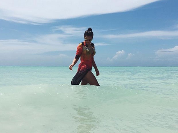 Bruna Marquezine em praia em Varadero, em Cuba (Foto: Instagram/ Reprodução)