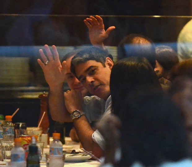 William Bonner em restaurante no Rio (Foto: William Oda/Agnews)