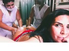 Solange Gomes arrebita o bumbum em tratamento estético: 'Terapia'