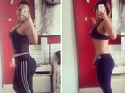 Ex-BBB Milena Fagundes mostra antes e depois da dieta