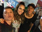 Neymar vai à coroação de Paloma Bernardi na Grande Rio