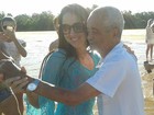 Graciele Lacerda homenageia o sogro, Seu Francisco, na web