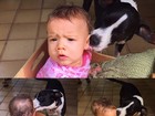 Luana Piovani posta foto de cão dando lambida na filha e divide opiniões