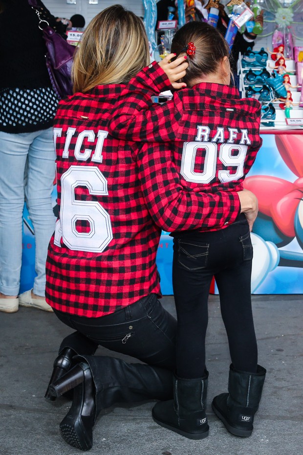 Ticiane Pinheiro e Rafa Justus no Disney on ice (Foto: Manuela Scarpa / Foto Rio News)