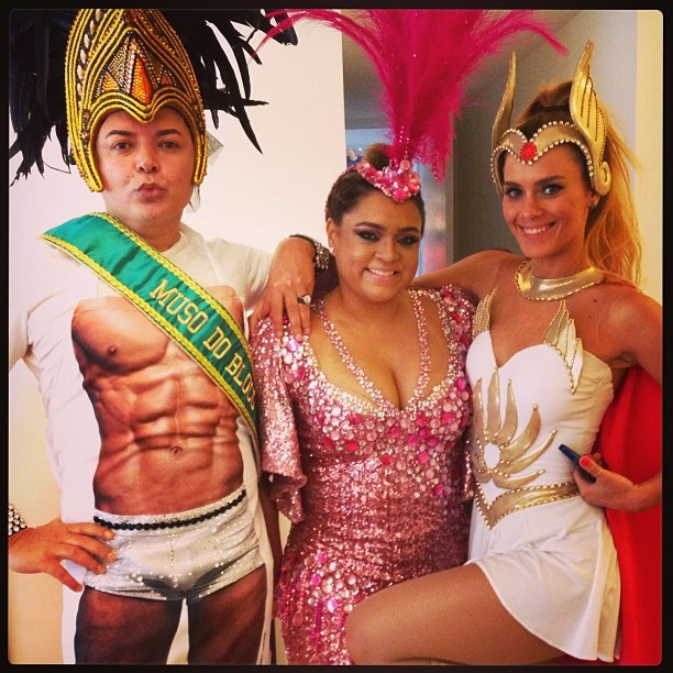 David Brazil, Preta Gil e Carolina Dieckmann (Foto: Instagram/ Reprodução)