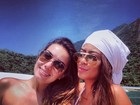 Rafaella Santos curte dia ensolarado com a amiga e ganha elogios