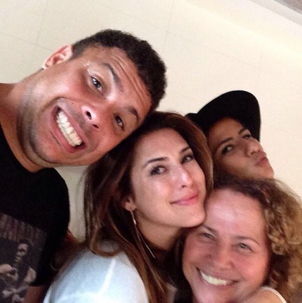 Ronaldo, Fernanda Paes Leme, Sônia Nazário e Paula Morais (Foto: Instagram/Reprodução)