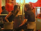 Fiuk janta com atriz em restaurante na Barra da Tijuca