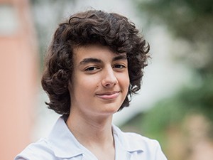 Gabriel Borgongino é Gabriel, aluno do Colégio Leal Brazil, na nova temporada de Malhação (Foto: João Cotta / TV Globo)