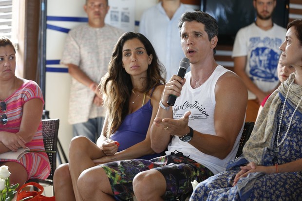 Marcio Garcia em evento no Beach Park em Fortaleza (Foto: Felipe Panfili, Felipe Assumpção e Wallace Barbosa/AgNews)