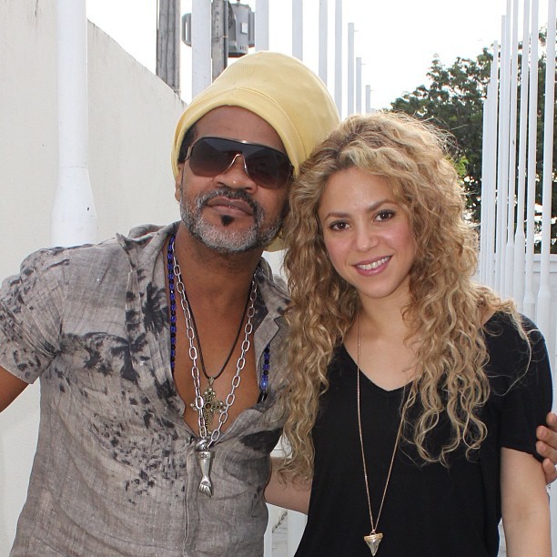Shakira e Carlinhos Brown (Foto: Reprodução_Instagram)