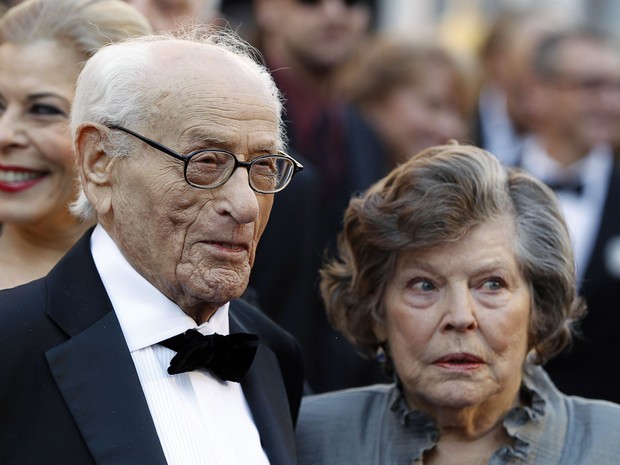 Eli Wallach e a mulher, Anne Jackson (foto de arquivo) (Foto: Lucas Jackson/ Reuters)