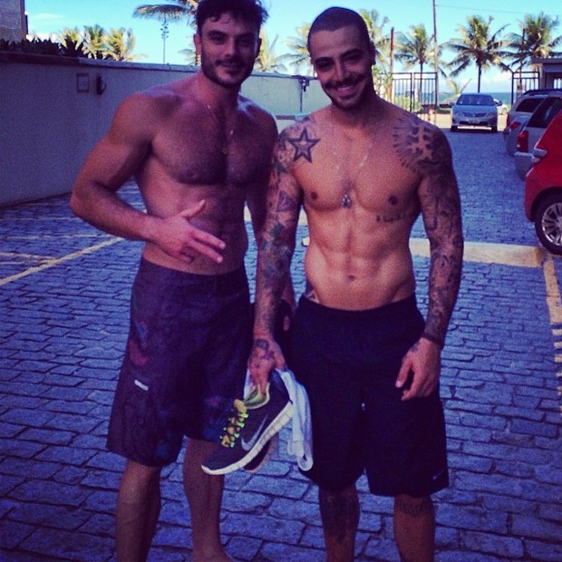 Felipe Tito e Kiko Pissolato (Foto: Instagram / Reprodução)