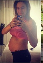 Fernanda Gentil chega à reta final da gravidez com 11 quilos a mais
