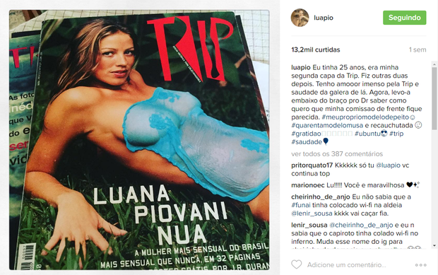 Luana Piovani em post na web (Foto: Reprodução/Instagram)