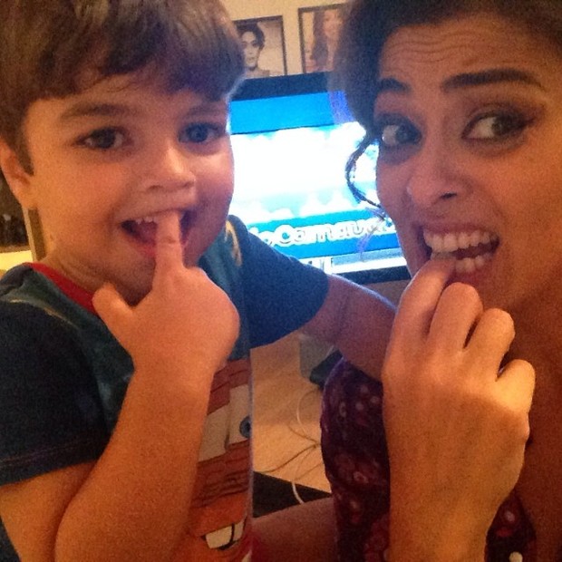 Juliana Paes com o filho (Foto: Instagram / Reprodução)