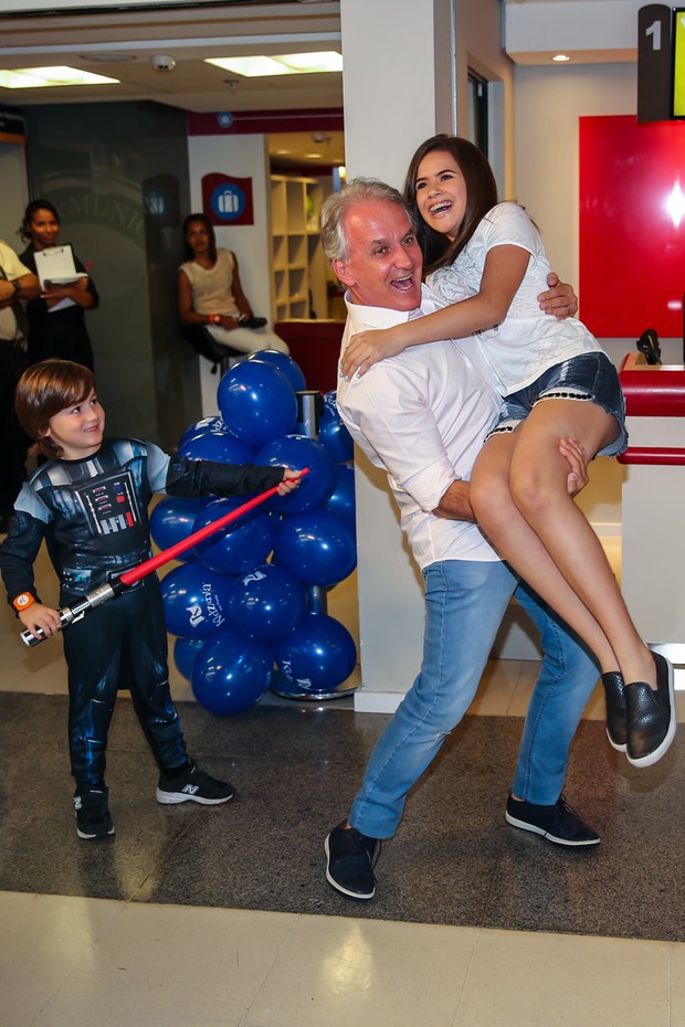 Aniversário de seis anos de Pietro, filho de Otávio Mesquita (Foto: Manuela Scarpa/Photo Rio News)